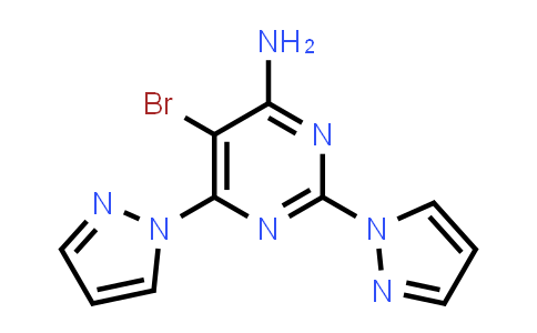 5-Bromo-2,6-di(1H-pyrazol-1-yl)pyrimidin-4-amine