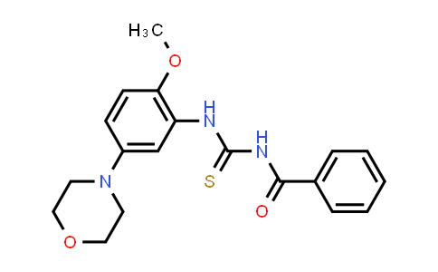 N-((2-Methoxy-5-morpholinophenyl)carbamothioyl)benzamide