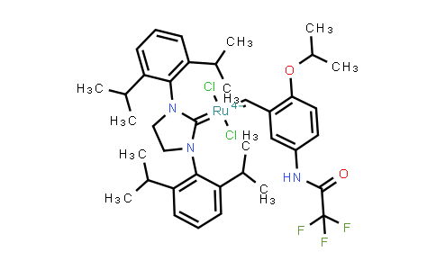 [1,3-Bis(2,6-di-i-propylphenyl)-4,5-dihydroimidazol-2-ylidene]-[2-i-propoxy-5-(trifluoroacetamido)phenyl]methyleneruthenium(II) dichloride