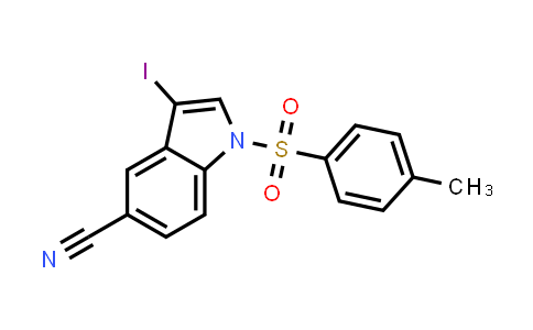 3-iodo-1-tosyl-1H-indole-5-carbonitrile