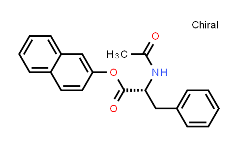 (2R)-2-acetamido-3-phenylpropanoic acid 2-naphthalenyl ester